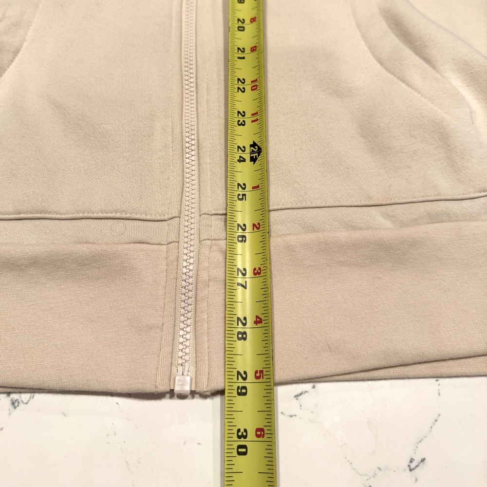 DSG Women's Classic Cream Fleece Full Zip-Up Hood Sweatshirt Size XL NWOT - Picture 11 of 11
